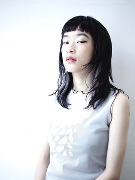 ココ 原宿(KOKO) #大人ガーリー#ダークアッシュ#ミディアムレイヤーカット