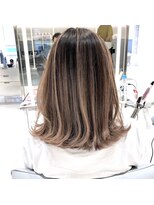 レイズ 立川(RAYS)&nbsp;【RAYS/金本】外国人風バレイヤージュ×アッシュグレージュ