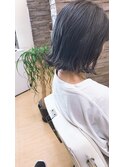 ブルーブラック×外ハネボブ