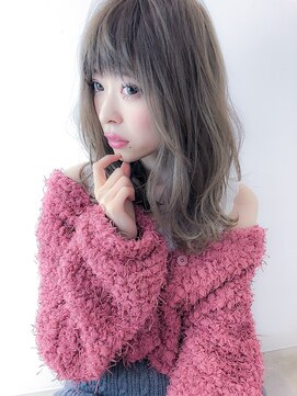 レイミュー 千葉(Lei miu) 【lei川津】透け感グレージュカラーでモテ髪に♪