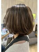 ハイライト ベージュカラー