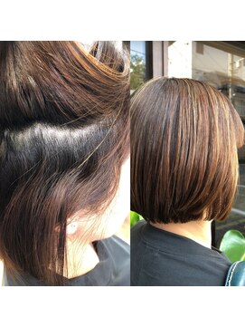 コレットヘア(Colette hair) ボブ×ハイライト×ストレート