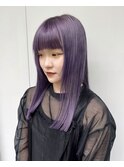 ブリーチカラー×パープル