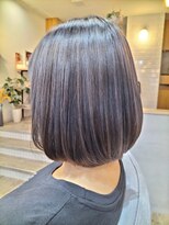 ヘアサロン アンフェール(Hair Salon Amfaire) 小林/アイリスブルーグレーボブ