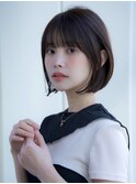 前髪あり耳掛けボブ20代30代40代【AIN.表参道】川原大地