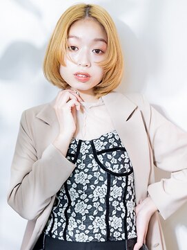 イーストハムヘッドショップ(EAST HAM head shop) ブロンド&レイヤーボブ