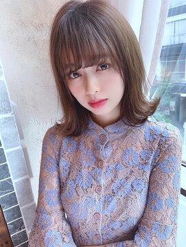 ロンド アンブル 四条烏丸(Lond ambre) 【Lond ambre】伊藤ガク ボブ/外ハネ/チョコレートカラー/韓国