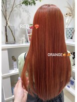 フィール ライジング 磐田(feel Rising) bleach color / red orange