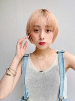 トルネード(TORNADO) 大人ショートボブ前髪ありフェイスレイヤー丸顔面長絶壁K0728