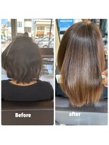 ビープライズ(Be PRIZE) 久しぶりの矯正も酸性縮毛矯正ならサラツヤな美髪へ