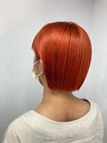 カムジーヘッドカミノウラ(COMEGHEAD KAMINOURA)&nbsp;ピンクベージュ丸みショートボブマッシュショートくびれショート