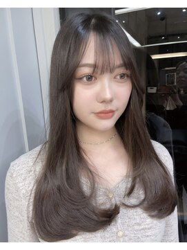 ロンドアヴァントゥス 池袋(Lond aventus) 韓国レイヤー/韓国風/ボブ/髪質改善/黒髪/ブリーチなし〔池袋〕
