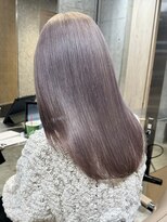 サンク 原宿 表参道(cinq) ミルクティーピンクベージュカラーブリーチカラーハイトーン原宿