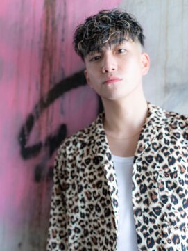 ハバナ 渋谷(HAVANA) 束感モテる/刈り上げマッシュ/無造作パーマ/メンズハイライト/