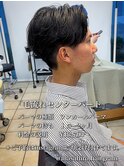 大人毛流れセンターパートin大宮メンズカットパーマ美容室