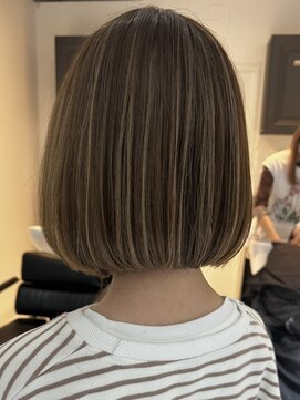 スティロ(stylo) ハイライトカラーグレージュベージュケアブリーチダブルカラー