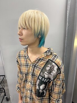 ジオラマ(DIORAMA) ブロンド / ベージュ / インナーカラー / トリプルカラー