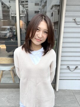 クム 横浜(qumu) 【qumu横浜】ミディアムレイヤーカット