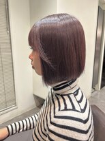 ワンカラーでできる＊チェリーピンク＊艶カラー