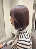 ワンカラーでできる*チェリーピンク*艶カラー