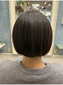 切りっぱなしボブ