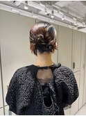 お呼ばれヘア