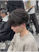 毛流れリバースパーマセンターパートフェザーパーマメンズパーマ