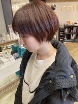 コワファースト 大分(COIFF1RST) 大人可愛いショートボブ白髪ぼかし20代30代40代/大分