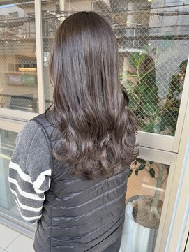 マルフェ 天王寺(marfe) アッシュブラウン　大人ブラウン透明感カラー