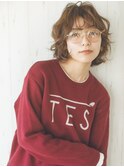 パーマ ニュアンスパーマ レイヤーボブ ゆるふわボブ 20代 30代
