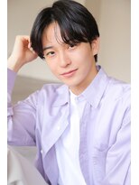 ヴェルダ 池袋店(verda)&nbsp;ナチュラルツーブロックセンターパート　mizuno