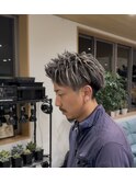 アップバング×ハイライト