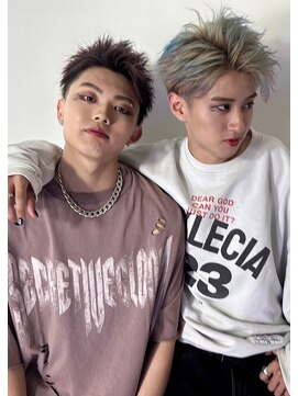 キング 楠葉店(K!ng) 波巻きツイストスパイラルパーマ/フェザーパーマ/眉毛/メンズ