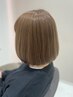 【梅雨前のメンテナンスに】前髪カット＋縮毛矯正（リタッチ）￥24200