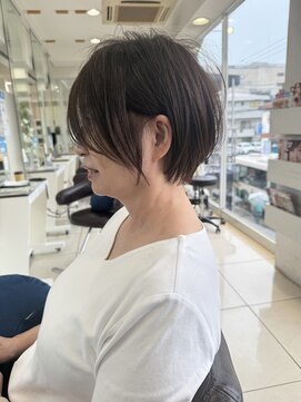 ハピネス 西大寺店(Happiness) ショートカット×ひし形ショートボブ×ハイレイヤー30代40代50代