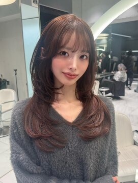 レディアル 渋谷(REDEAL) 韓国ヘア/ブリーチ/暖色カラー/ワンホン【レイヤー/渋谷】