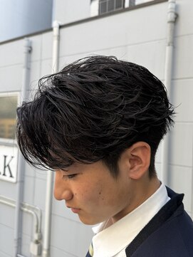 ビカムメンズヘアー 栄店(become men's hair) フェザーパーマ/ニュアンスパーマ