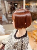 オレンジカラーで艶感アップ