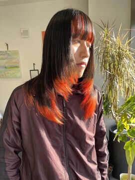 ギルド(guild.) 毛先オレンジカラー