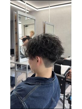 無造作ツイストスパイラルパーマ