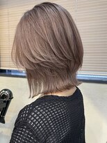 トルネード(TORNADO)&nbsp;レイヤーボブ ベージュブラウン ココアベージュ 韓国カットA1208