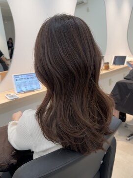 ミディアムヘア/暗めカラー/グランマッシュ/木更津