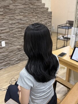 ヘア カンパニー トワ 千葉店(TOWA) 千葉/千葉駅/ダブルカラー/ダークアッシュ/黒髪/ヘッドスパ