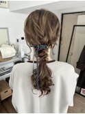 編みおろしローポニー