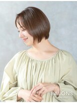 サロンズヘア 高島店(SALONS HAIR)&nbsp;朝ラク美フォルムボブ／白髪ぼかし