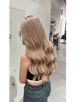 シエラ 南船場(CIERA.)&nbsp;くるみちゃんヘアバレイヤージュミルクティーベージュ