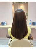 ミルクティーベージュ×髪質改善ミルクブラウン