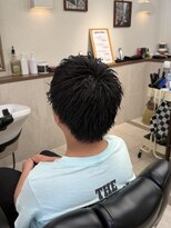 オアゾバーバー(OAZO BARBER)&nbsp;ダウンバングショート/刈り上げないショート/無造作ショート