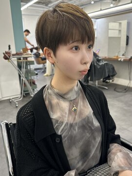 オウル(Owll) 【Owll】石田学史梅田ベリーショート20代30代40代透明感カラー