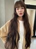 ブリーチなしダブルカラー　￥17000